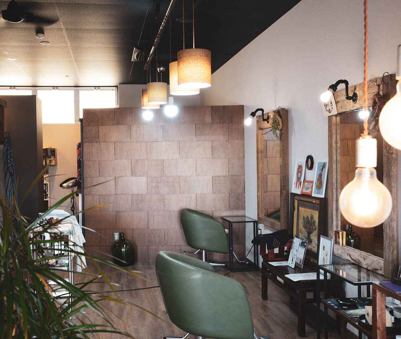 hair make 結ん 店内